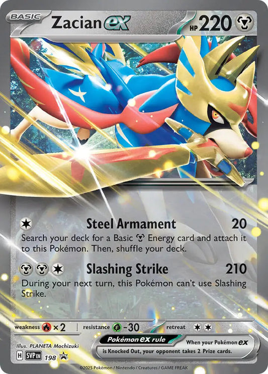Zacian ex SVP Promo 198 - Scarlet & Violet Promos Pokesingles