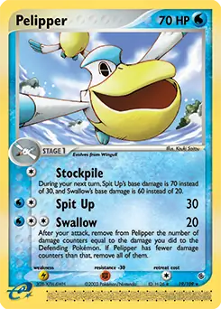Pelipper 19 - Ruby and Sapphire Pokesingles