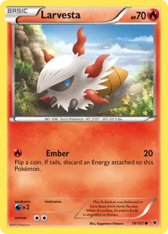 Larvesta 19 - Noble Victories Pokesingles