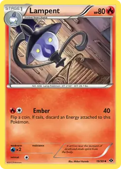 Lampent 19 - Next Destinies Pokesingles