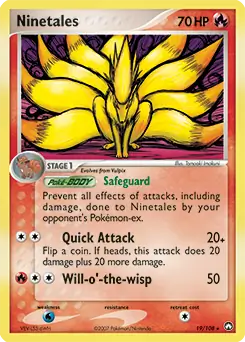 Ninetales 19 - Power Keepers Pokesingles