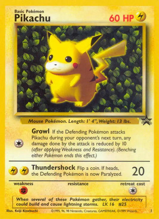 Pikachu 1 - WOTC Promo Pokesingles