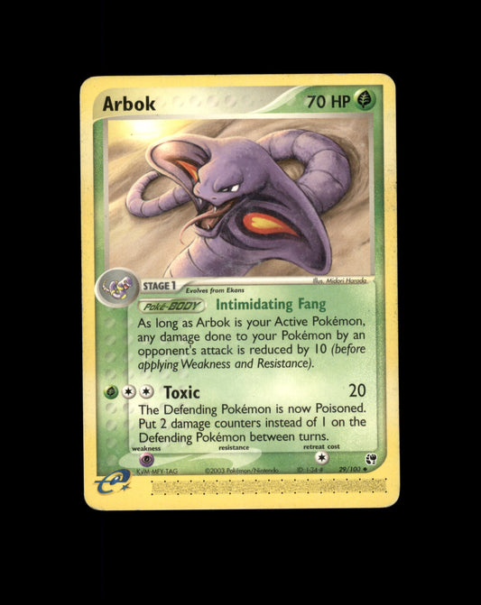 *SE BILDE FOR TILSTAND* Arbok #29 Pokemon Sandstorm Pokesingles