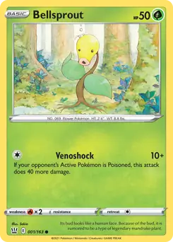 Bellsprout 001 - Battle Styles