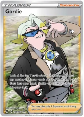 Gordie 201, Evolving Skies | Sword & Shield, secret, 5.00 kr, Pokesingles. Kjøp pokemon kort til lave priser hos oss.