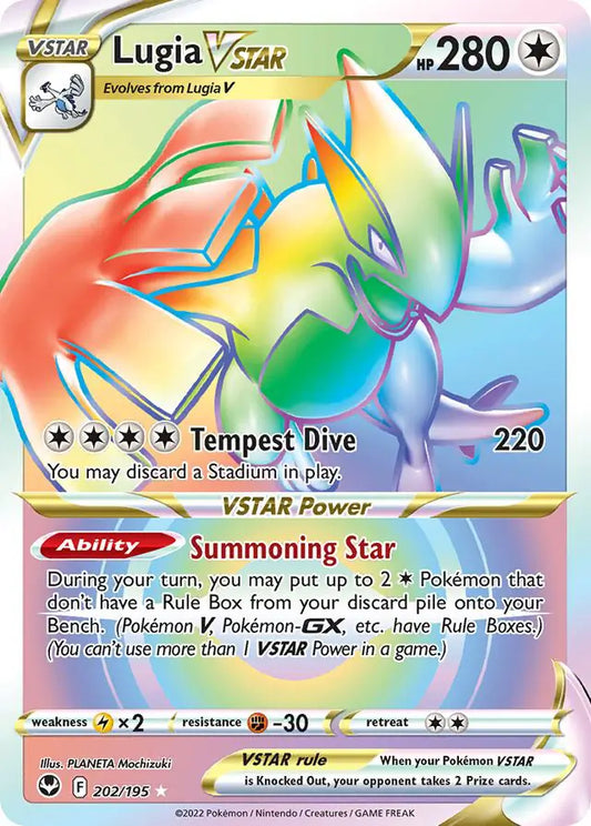 Lugia VSTAR 202, Silver Tempest | Sword & Shield, , 0.00 kr, Pokesingles. Kjøp pokemon kort til lave priser hos oss.