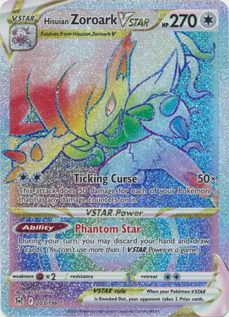 Hisuian Zoroark VSTAR 203, Lost Origin | Sword & Shield, , 0.00 kr, Pokesingles. Kjøp pokemon kort til lave priser hos oss.