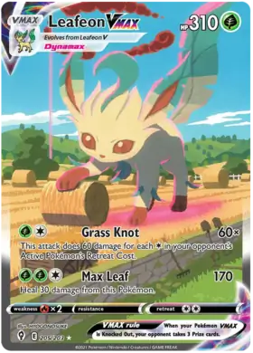 Leafeon VMAX 205, Evolving Skies | Sword & Shield, secret, 5.00 kr, Pokesingles. Kjøp pokemon kort til lave priser hos oss.