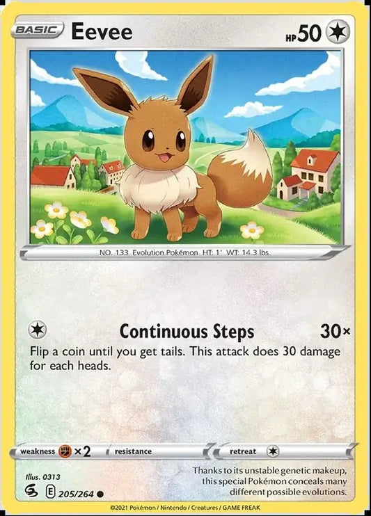 Eevee 205, Fusion Strike | Sword & Shield, , 0.00 kr, Pokesingles. Kjøp pokemon kort til lave priser hos oss.