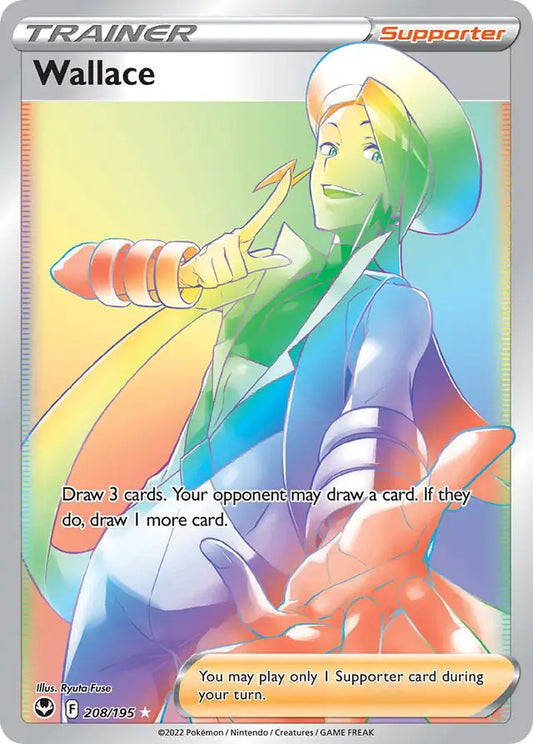 Wallace 208, Silver Tempest | Sword & Shield, , 0.00 kr, Pokesingles. Kjøp pokemon kort til lave priser hos oss.