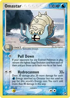 Omastar 20 - Power Keepers Pokesingles