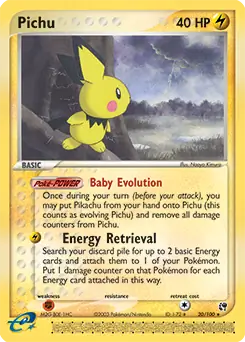 Pichu 20 - Sandstorm Pokesingles