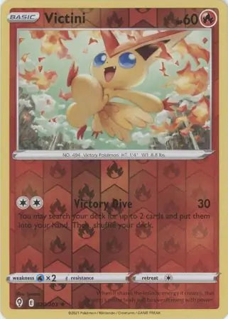 Victini Reverse Holo 020, Evolving Skies | Sword & Shield, , 5.00 kr, Pokesingles. Kjøp pokemon kort til lave priser hos oss.