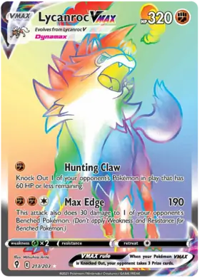 Lycanroc VMAX 213, Evolving Skies | Sword & Shield, secret, 5.00 kr, Pokesingles. Kjøp pokemon kort til lave priser hos oss.