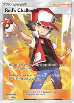 Full Art Red's Challenge 213 - Unbroken Bonds Pokesingles