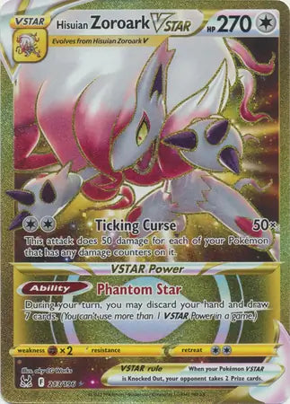 Hisuian Zoroark VSTAR 213, Lost Origin | Sword & Shield, , 0.00 kr, Pokesingles. Kjøp pokemon kort til lave priser hos oss.