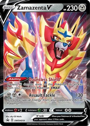 Zamazenta V - SWSH019, Sword & Shield Promos | Sword & Shield, promo, 8.16 kr, Pokesingles. Kjøp pokemon kort til lave priser hos oss.
