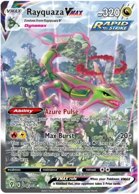 Rayquaza VMAX 218, Evolving Skies | Sword & Shield, secret, 5.00 kr, Pokesingles. Kjøp pokemon kort til lave priser hos oss.