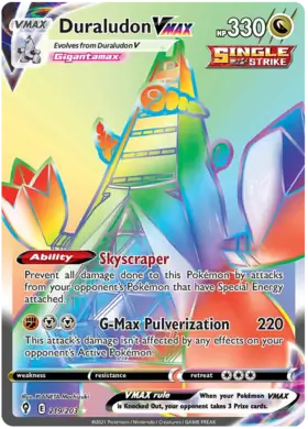 Duraludon VMAX 219, Evolving Skies | Sword & Shield, secret, 5.00 kr, Pokesingles. Kjøp pokemon kort til lave priser hos oss.