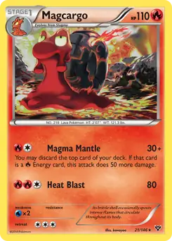 Magcargo 21 - XY Base Pokesingles