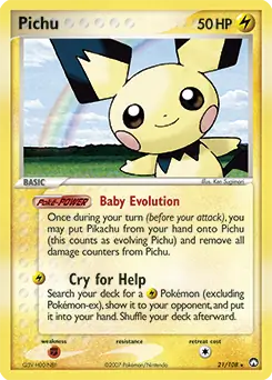 Pichu 21 - Power Keepers Pokesingles