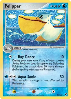 Pelipper 21 - Deoxys Pokesingles