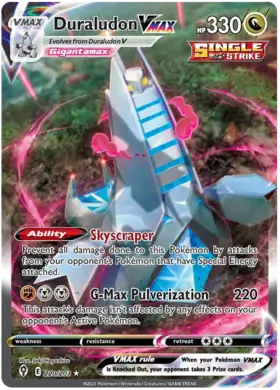 Duraludon VMAX 220, Evolving Skies | Sword & Shield, secret, 5.00 kr, Pokesingles. Kjøp pokemon kort til lave priser hos oss.