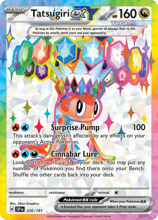 Tatsugiri 226 - Surging Sparks Pokesingles