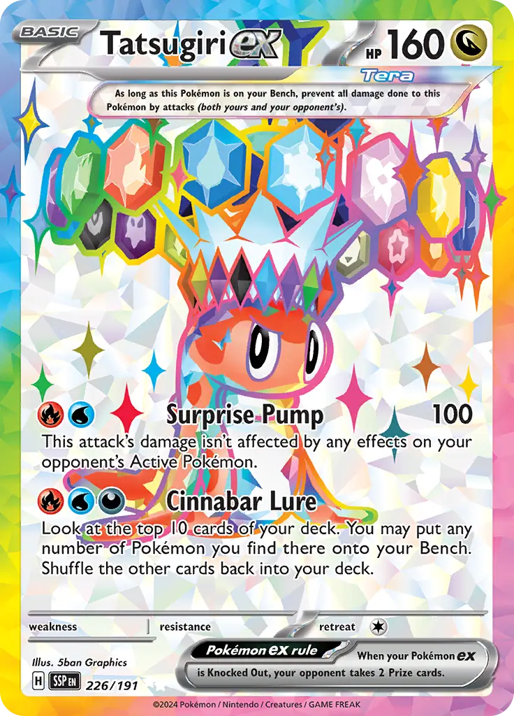 Tatsugiri 226 - Surging Sparks Pokesingles