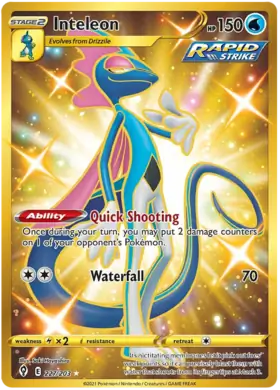 Inteleon 227, Evolving Skies | Sword & Shield, secret, 5.00 kr, Pokesingles. Kjøp pokemon kort til lave priser hos oss.