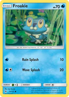 Froakie 22 - Forbidden Light Pokesingles