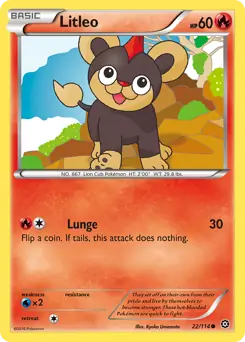 Litleo 22 - Steam Siege, Steam Siege | XY, bulk, 4.00 kr, Pokesingles. Kjøp pokemon kort til lave priser hos oss.