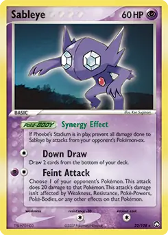 Sableye 22 - Power Keepers Pokesingles