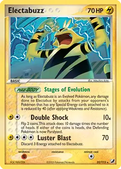 Electabuzz 22 - Unseen Forces Pokesingles