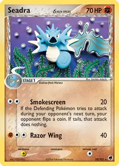Seadra 22 - Dragon Frontiers Pokesingles