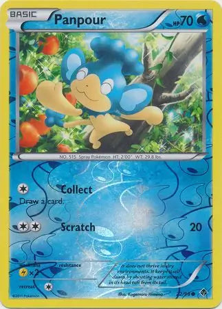 Panpour Reverse Holo 22 - Emerging Powers Pokesingles