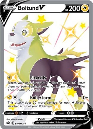 Boltund V - SWSH085, Sword & Shield Promos | Sword & Shield, promo, 25.00 kr, Pokesingles. Kjøp pokemon kort til lave priser hos oss.