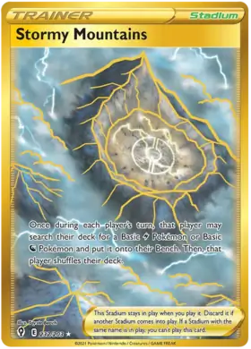 Stormy Mountains 232, Evolving Skies | Sword & Shield, secret, 5.00 kr, Pokesingles. Kjøp pokemon kort til lave priser hos oss.