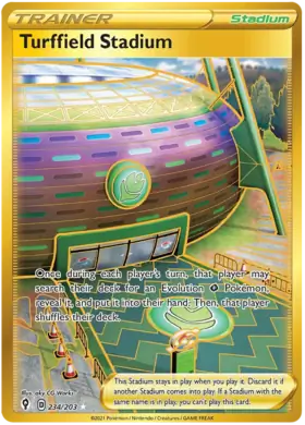 Turffield Stadium 234, Evolving Skies | Sword & Shield, secret, 5.00 kr, Pokesingles. Kjøp pokemon kort til lave priser hos oss.