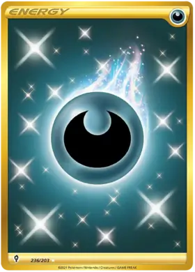 Darkness Energy 236, Evolving Skies | Sword & Shield, secret, 5.00 kr, Pokesingles. Kjøp pokemon kort til lave priser hos oss.