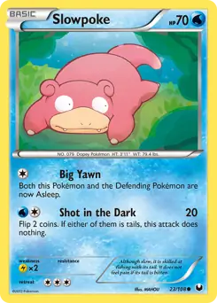 Slowpoke 23 - Dark Explorers Pokesingles