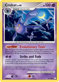 Crobat 23 - Mysterious Treasures Pokesingles