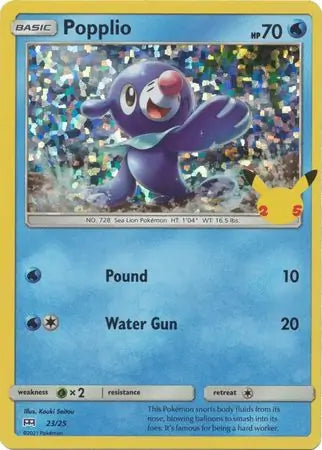 Popplio Holo 23 - Mcdonald's 25th Anniversary
