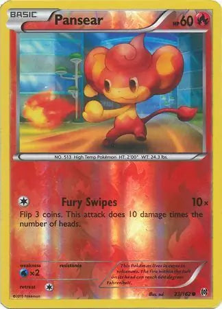 Pansear Reverse Holo 23 - Breakthrough Pokesingles