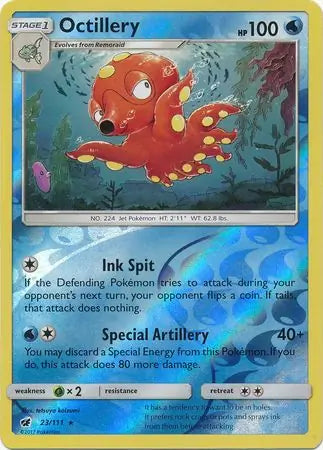 Octillery Reverse Holo 23 - Crimson Invasion Pokesingles