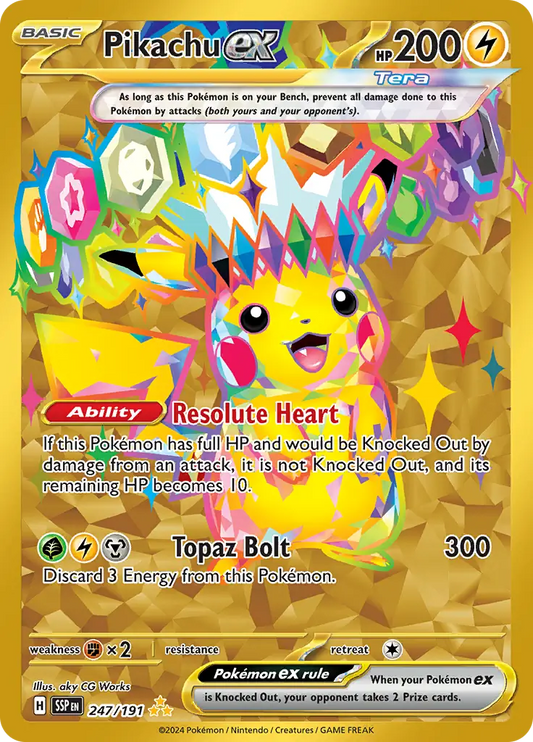 Pikachu 247 - Surging Sparks Pokesingles