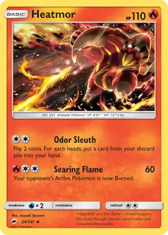 Heatmor 24 - Burning Shadows Pokesingles