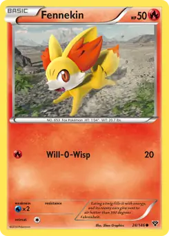 Fennekin 24 - XY Base Pokesingles