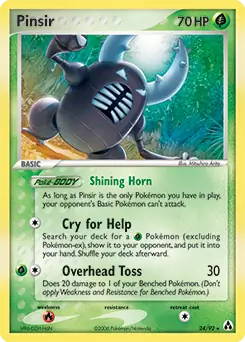 Pinsir 24 - Legend Maker Pokesingles