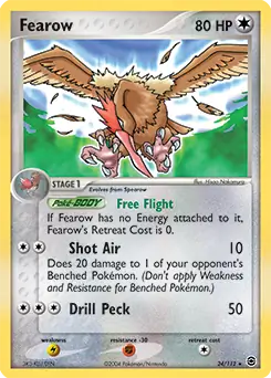 Fearow 24 - Fire Red Leaf Green Pokesingles